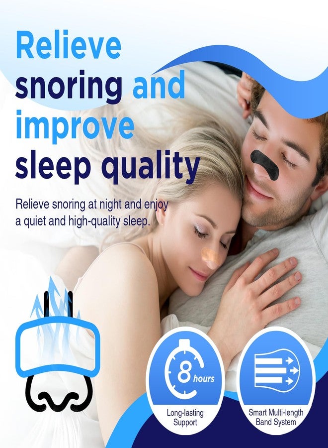 OK TAPE Nose Strips for Breathing and Snoring, 30Pcs Black, Nasal Strips for Snoring and Running, Performance Boost Snoring Solution, Help Relief Nasal Congestion and Reduce Snoring - Image 3